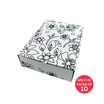 Large White Shipper Box 285x226x84mm (Flowers)