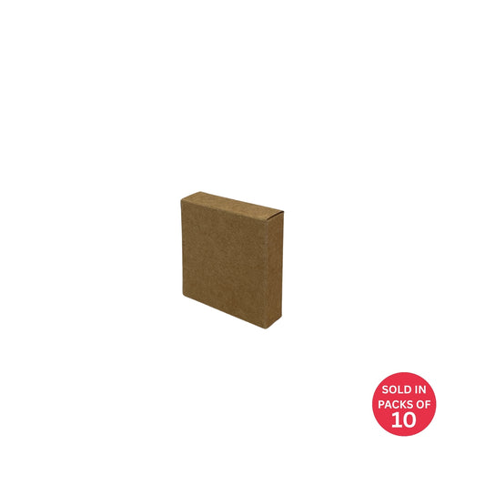 Flat Kraft Box 60x60x17mm
