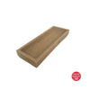 Long Rectangle Chocolate Box (Kraft) 110x305x30mm (Pack of 10)
