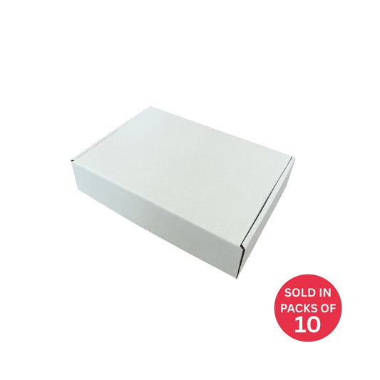 White Shipper Box 318x230x72mm (Pack of 10)