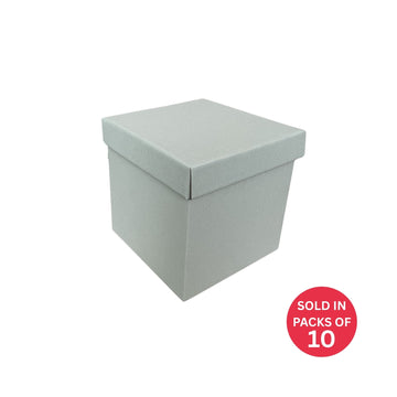 Tall E-Flute Gift Box (White) 200x200x200mm