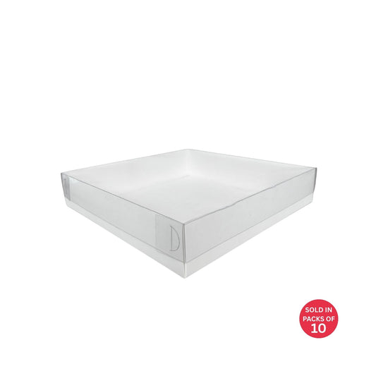 Display Box 250x250x40mm (White) (Pack of 10)