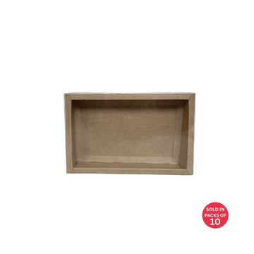 Rectangle Chocolate Box (Kraft)139x217x30mm (Pack of 10)