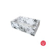 White Cookie Box (Flowers) 216x138x60mm (Pack of 10)