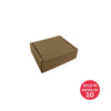 Kraft Flip Lid Box 125x118x38mm (Pack of 10)