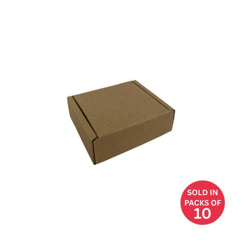 Kraft Flip Lid Box 125x118x38mm (Pack of 10)