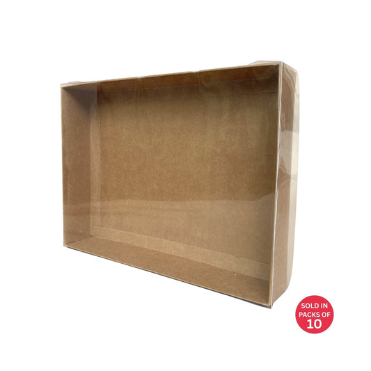 Samosa Box (Kraft) 278x208x50mm (Pack of 10)
