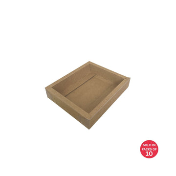 XS Chocolate Box (Kraft)140x100x30mm (Pack of 10)