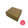 Large Rectangle Shipper Box 252x232x112mm (Pack of 10)