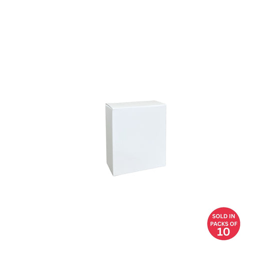 White Soap Box 80x70x35mm (Pack of 10)