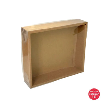 Large Cookie Box (Kraft) 216x250x60mm