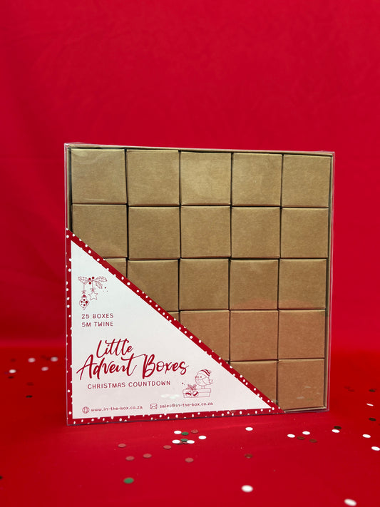 DIY Little Advent Boxes (Kraft)