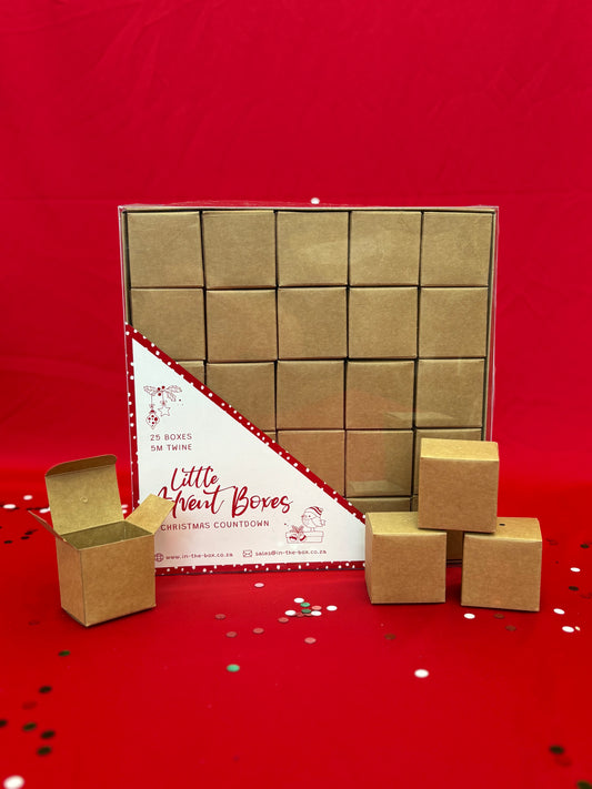 DIY Little Advent Boxes (Kraft)