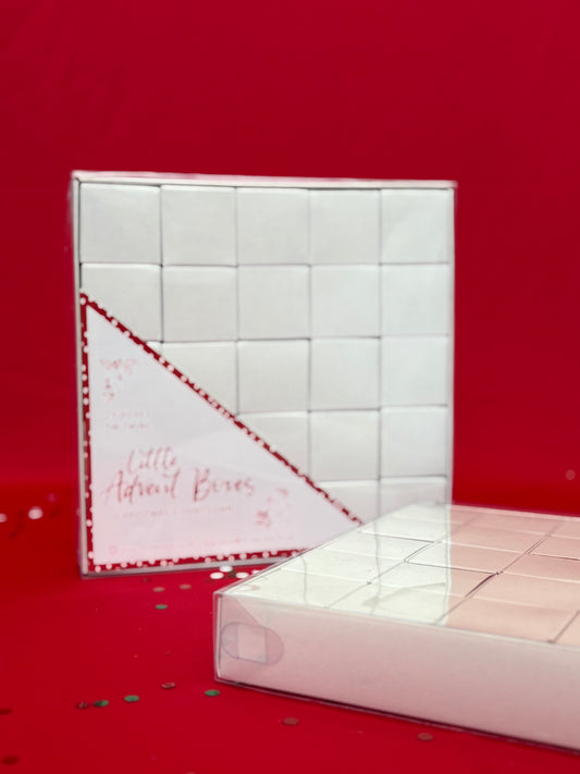 DIY Little Advent Boxes (White)