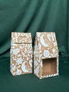 Kraft Coffee Box with Window (White Festive Forest) (Pack of 10)