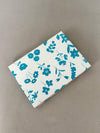White Envelope Box (210x150x25mm) (Turquoise Floral) (Pack of 10)