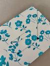 White Envelope Box (210x150x25mm) (Turquoise Floral) (Pack of 10)