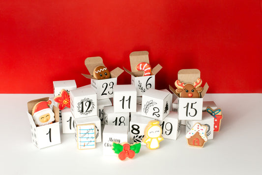 Little Advent Boxes (White)