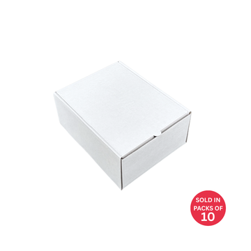 Small White Shipper Box 200x160x87mm (Pack of 10)