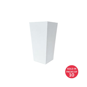 Small White Popcorn Box (Pack of 10)