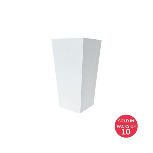 Small White Popcorn Box (Pack of 10)