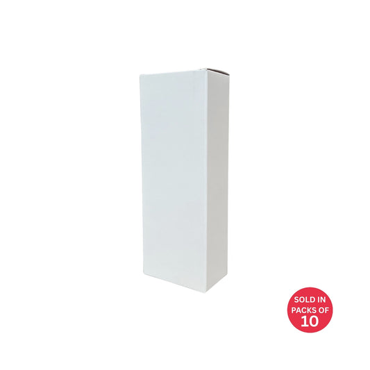 White Rectangle Box 163x60x37mm (Pack of 10)