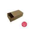 Small Kraft Sliding Gift Box with Sleeve (Kraft)175x117x75mm
