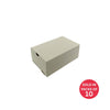 Small White Sliding Gift Box with Sleeve (White)175x117x75mm