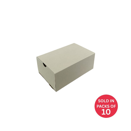 Small White Sliding Gift Box with Sleeve (White)175x117x75mm