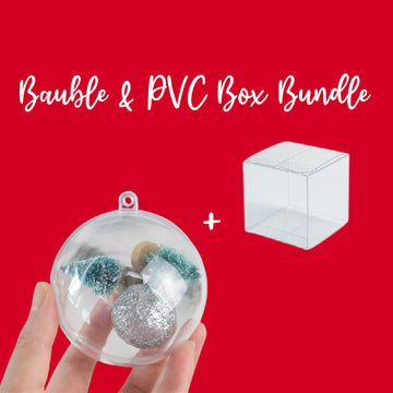 60mm Bauble + PVC Box Bundle