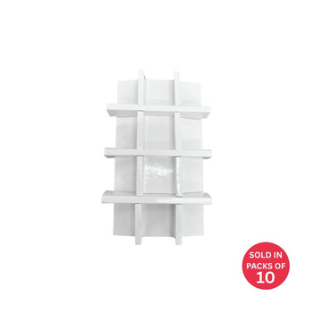 Rectangle Chocolate Box INSERTS ONLY (White) (Pack of 10)