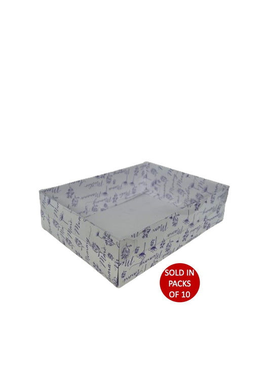 White Hamper Box (Lilac Mother's Day) (PRE-ORDER STOCK ARRIVING 6/05/2024)