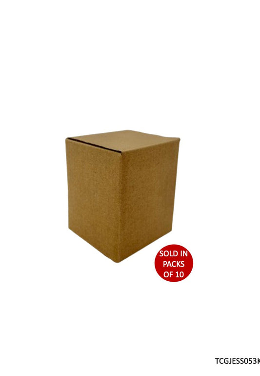 Candle Box (Kraft) 78x78x100mm (Pack of 10)