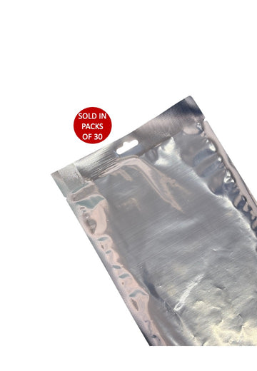 Silver Pouch with Clear Front (165x260mm) (Pack of 30)