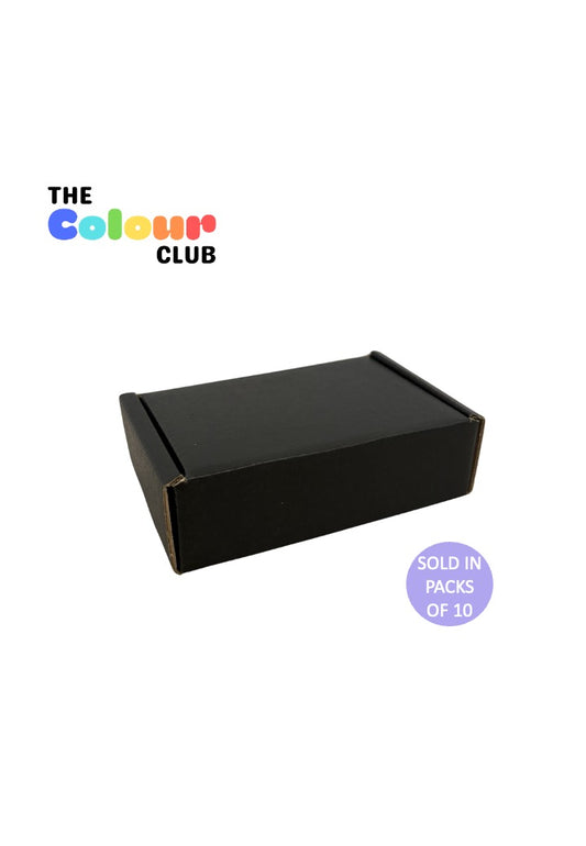 Black X-Small Shipper Box (113x76x36mm) (Pack of 10)