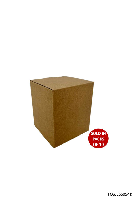 Candle Box (Kraft) 108x108x126mm (Pack of 10)