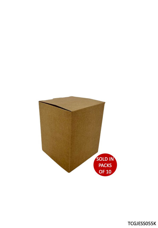 Candle Box (Kraft) 113x113x140mm (Pack of 10)