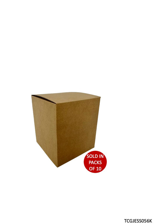 Candle Box (Kraft) 150x150x172mm (Pack of 10)