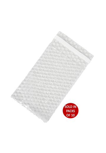Bubble Wrap Bags 165mm x 360mm + 80mm Lip (Pack of 10)