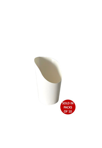 White Snack Cup (Pack of 10)