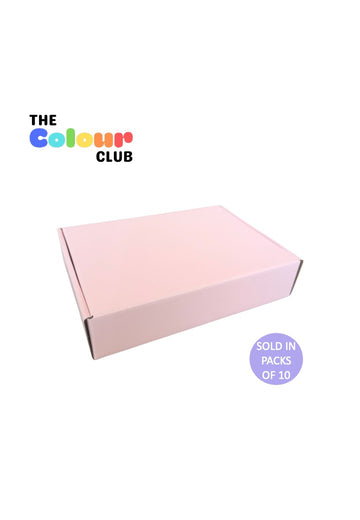 Pale Pink Shipper Box (318x230x72mm) (Pack of 10)