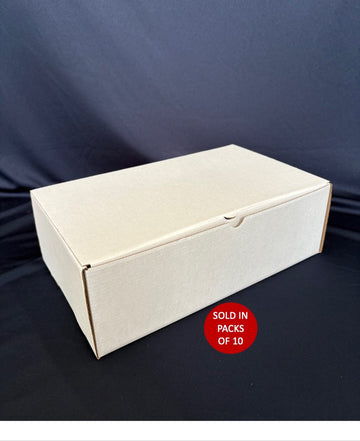 White Shoebox 349x211x111mm (Pack of 10)