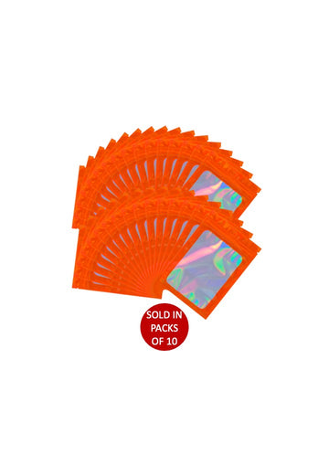 Mylar Pouch 150x100mm (Orange) (Pack of 10)