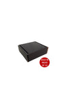 Flip Lid Box (Glossy Black) 125x118x38mm