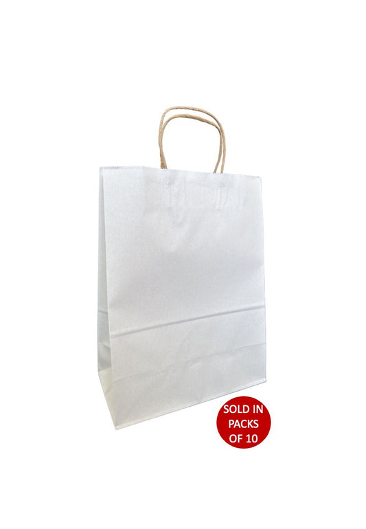 White Gift Bag 375x375x110mm (115gsm) (Pack of 10)