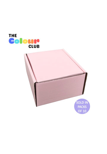 Pale Pink Shipper Box (137x170x80mm) (Pack of 10)
