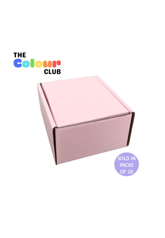 Pale Pink Shipper Box (137x170x80mm) (Pack of 10)