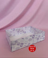 White Hamper Box (300x220x80mm) (Lilac Sips 'n Sweets) (Pack of 10)