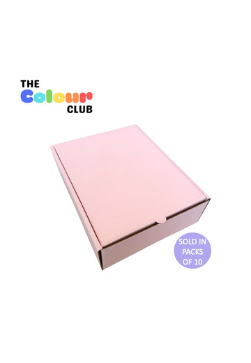 Large Pale Pink Shipper Box (285x226x84mm) (Pack of 10)