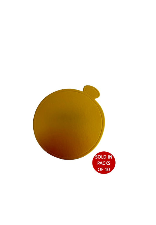 Paper Gold Card (Round 90mm)